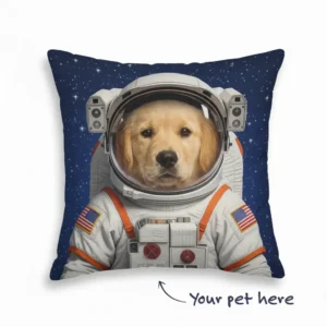 Custom Pet Portrait Pillow